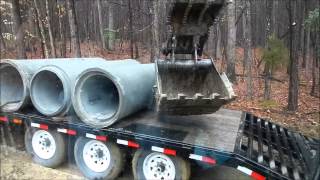 Loading Securing and Unloading Pipe [upl. by Rotow]