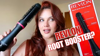 I TRIED THE REVLON 1 STEP ROOT BOOSTER  PORT amp ENGLISH cc [upl. by Oicangi704]