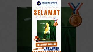 Selamat buat Dinda Anisa Ramadani juara 3 Sabda Bunian Festival Monolog Kepulauan Riau 2024 shorts [upl. by Kammerer]