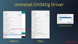 How to uninstall CH340g Driver  arduino driver windows10 computer [upl. by Narrad]