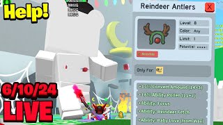 KILLING SNOW BEARS CRAZY WAXING EXPERIENCE FULL STREAM 61024 BananaBSS Bee Swarm Simulator [upl. by Allare]