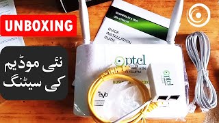 PTCL New Modem Unboxing and Configuration  PTCL Router Setting [upl. by Labana781]