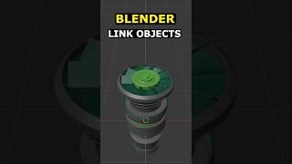 Link Objects Instead Blender Pro Tip blender 3dmodeling 3d tutorial [upl. by Akenahc243]