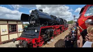 Lokparade zum 30 Heizhausfest im Eisenbahnmuseum Bw ChemnitzHilbersdorf 26082023 [upl. by Ordway]