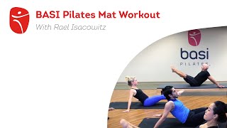 BASI Pilates Mat Workout with Rael Isacowitz [upl. by Washburn549]