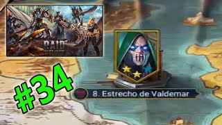 34 Estrecho de Valdemar Campaña Normal  RAID Shadow Legends [upl. by Neilson]