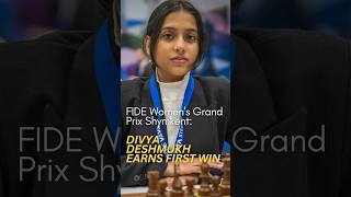 FIDE Womens Grand Prix Shymkent  DIVYA DESHMUKH EARNS FIRST WIN  Divya Deshmukh  Chess shorts [upl. by Anbul605]