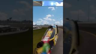 NASCAR HEAT 5 MASSIVE CRASH AND FLIP nascar PLAYOFFS kylebusch [upl. by Attennot]