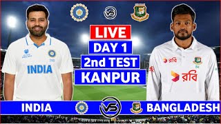 India vs Bangladesh 2nd Test Day 1 Live  IND vs BAN 2nd Test Live Scores amp Commentary [upl. by Imis787]