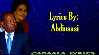 XASAN AADAN SAMATAR IYO XALIIMA KHALIIF MAGOOLDALSAN WARIIROLYRICS [upl. by Yanahc]