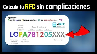 calcular rfc con homoclave gratis 2023 [upl. by Maunsell169]