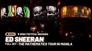 Ed Sheeran The Mathematics Tour –÷x in Manila Full Set  Vertical Format [upl. by Fesuoy756]