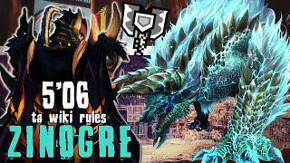 MHW Iceborne  Zinogre  Solo 506 Charge Blade  TA [upl. by Eruot342]