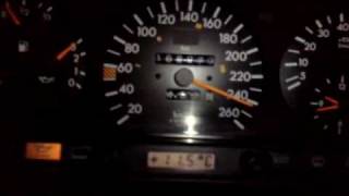 Top speed Mercedes 190E 2516 [upl. by Linden]