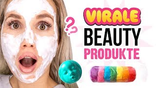 VIRALE Beautyprodukte im LIVE TEST Gummi Maske Schoko Zahnpasta Makeup  Schönheits Produkte [upl. by Oglesby]