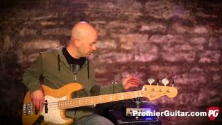 Review Demo  Keeley Bassist Compressor Limiting Amplifier [upl. by Noraa]