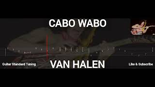 VAN HALEN  CABO WABO  TAB GUITAR [upl. by Levey]