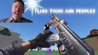 Roblox Fling things and people’s  Funny meme [upl. by Higgins]