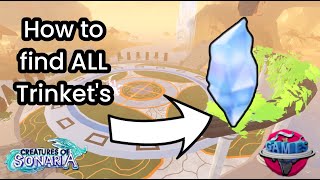 How To Complete The Games Event All Trinkets locations  Creatures of Sonaria  Roblox [upl. by Gemmell]