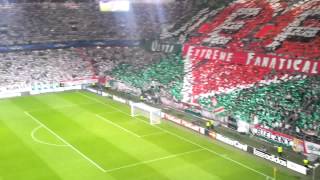 Legia vs Steaua 22 Niesamowita oprawa [upl. by Hodges]