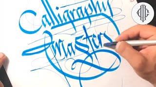 Super Satisfying Turkish Flourishing Calligraphy 3 [upl. by Otrebide]