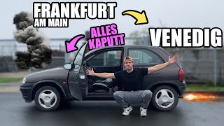 Ich KAUFE ein 300€ SCHROTTAUTO und FAHRE nach VENEDIG [upl. by Keener]