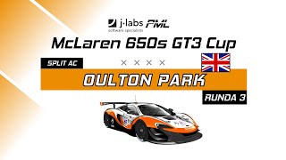 PML AC MCLAREN 650S GT3 CUP  RUNDA 3  OULTON PARK [upl. by Radnaskela]