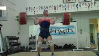 FAST 2075 kg Clean by Donny Shankle of California Strength Olympic Weightlifting [upl. by Atrahc]