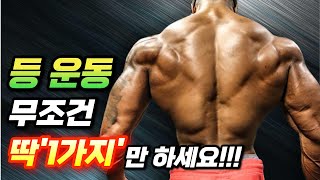 등운동은 1가지만 잘해도 등 상부 광배근 전부 다 커집니다 꼭 이렇게 운동 하세요 [upl. by Nosreh]