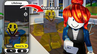 SCP INVISIBLE TROLL IN ROBLOX SNAPCHAT [upl. by Carnay]