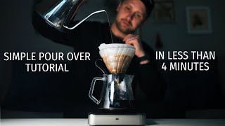 How To Make Pour Over Coffee  SIMPLE V60 Brew Tutorial [upl. by Colvin]