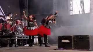 BABYMETAL  Gimme chocolate Live in Sonisphere Festival UK 2014 [upl. by Sladen]