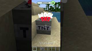 Is this TNT made from wool in Minecraft What does it do 😼 minecraft minecraftshorts memes [upl. by Nytsrik]