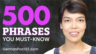 500 Phrases Every German Beginner Must Know [upl. by Ahsinauj380]