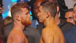 FULL Canelo Alvarez vs Gennady Golovkin WeighIn  ESPN [upl. by Netsirhc]