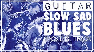 Slow Sad Blues Backing Track in C Minor [upl. by Lua938]