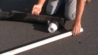 How to Adapt PVC to Corrugated Pipe Correctly by Apple Drains [upl. by Oironoh]