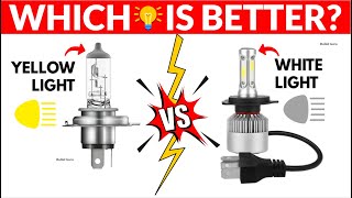 Yellow Light💡 Vs White Light💡 Which Is Better  LED vs Halogen [upl. by Gustavus852]