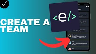 How to create a team in the Enki app [upl. by Baird]