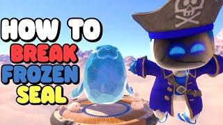 Astro Bot How to Break Frozen Seal Creamy Canyon [upl. by Ahsiryt984]