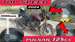 2024 pulsar 125cc 🤯 top speed test bajajpulsar125 bajajbikes topspeed pulsar125 bikelover [upl. by Burtie]