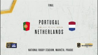 PORTUGAL vs NETHERLANDS  RUGBY EUROPE U20 CHAMPIONSHIP 2024 [upl. by Dhaf]