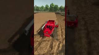 Farming simulator 25 canola harvest timelapse shorts fs25 farmingsimulator25 farming farmsim25 [upl. by Alyakcim]