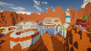 Kurzgesagt Mars Base in Minecraft [upl. by Kellsie]