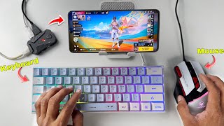 Keyboard or mouse se mobile phone me free fire PCcomputer ke jaise kaise khele full setup tutorial [upl. by Ynnaej]