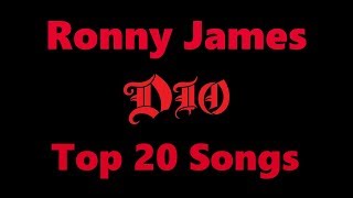 Top 10 Ronny James Dio Songs 20 Songs Greatest Hits Rainbow Black Sabbath [upl. by Dorehs]