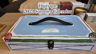 Diptyque 2024 Summer Calendar Limited Edition Unboxing [upl. by Craven]