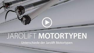 Rohrmotoren – Rollladenmotoren Übersicht  JAROLIFT [upl. by Oretna910]