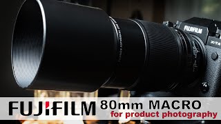 Fujifilm 80mm f28 macro for Product Photography [upl. by Sokul982]