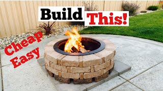 Save Money and DIY a Smokeless Fire Pit Build a Pavestone Rumblestone Smokeless Firepit for cheap [upl. by Lauryn]